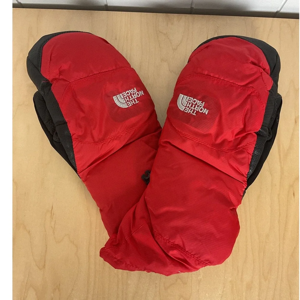 The‎ North Face Nuptse Mittens Red Black Unisex